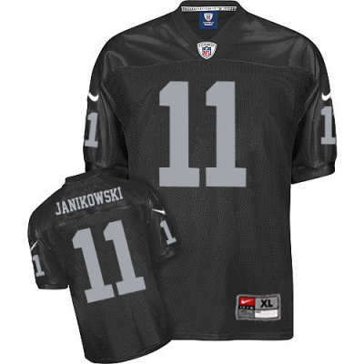 Jerseys Factory Cheap Nike Raiders #11 Sebastian Janikowski Blac