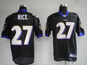 Jerseys Factory Cheap Ravens #27 Ray Rice Black Stitched NFL Jer