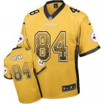Jerseys Factory Cheap Nike Steelers #84 Antonio Brown Gold Men's