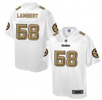 Jerseys Factory Cheap Nike Steelers #58 Jack Lambert White Men's