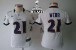 Jerseys Factory Cheap Nike Ravens #21 Lardarius Webb White Super