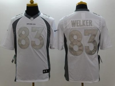 Jerseys Factory Cheap Nike Broncos #83 Wes Welker White Men's St