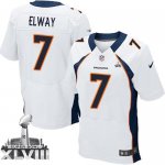 Jerseys Factory Cheap Nike Broncos #7 John Elway White Super Bow