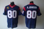 Jerseys Factory Cheap Nike Texans #80 Andre Johnson Navy Blue Te