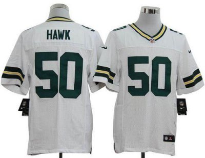 Jerseys Factory Cheap Nike Packers #50 A.J. Hawk White Men's Emb