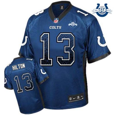Jerseys Factory Cheap Nike Colts #13 T.Y. Hilton Royal Blue Team