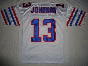 Jerseys Factory Cheap Bills #13 Steve Johnson White Stitched NFL