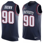 Jerseys Factory Cheap Nike Patriots #90 Malcom Brown Navy Blue T