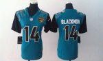Jerseys Factory Cheap Nike Jaguars #14 Justin Blackmon Teal Gree