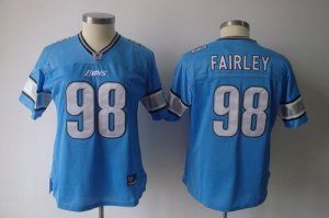 Jerseys Factory Cheap Lions #98 Nick Fairley Blue Women's Team C