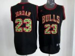Jerseys Factory Cheap Bulls #23 Michael Jordan Black Camo Fashio