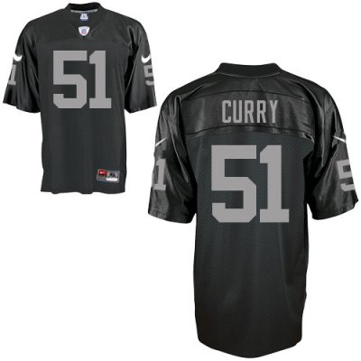Jerseys Factory Cheap Nike Raiders #51 Aaron Curry Black Stitche