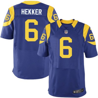 Jerseys Factory Cheap Nike Rams #6 Johnny Hekker Royal Blue Alte