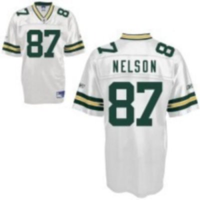 Jerseys Factory Cheap Packers #87 Jordy Nelson White Stitched NF