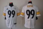 Jerseys Factory Cheap Nike Steelers #99 Brett Keisel White With