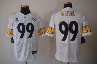 Jerseys Factory Cheap Nike Steelers #99 Brett Keisel White With