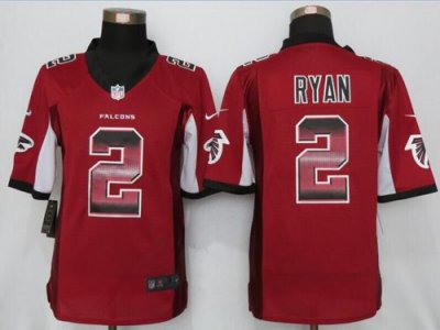 Jerseys Factory Cheap Nike Falcons #2 Matt Ryan Red Team Color M