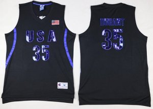 Jerseys Factory Cheap Nike Team USA #35 Kevin Durant Black 2016