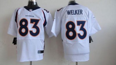 Jerseys Factory Cheap Nike Broncos #83 Wes Welker White Men's St