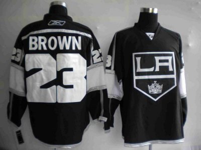 Jerseys Factory Cheap Kings #23 Dustin Brown Black Home Embroide