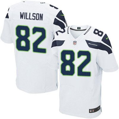 Jerseys Factory Cheap Nike Seahawks #82 Luke Willson White Men's