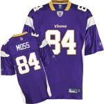 Jerseys Factory Cheap Vikings #84 Randy Moss Purple Stitched NFL