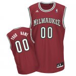 Jerseys Factory Cheap Bucks Personalized Authentic Red NBA Jerse