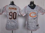 Jerseys Factory Cheap Nike Bears #90 Julius Peppers Zebra Women'