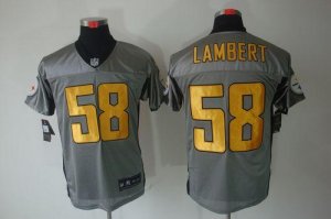 Jerseys Factory Cheap Nike Steelers #58 Jack Lambert Grey Shadow