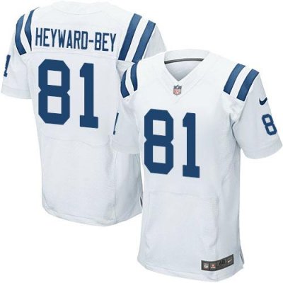 Jerseys Factory Cheap Nike Colts #81 Darrius Heyward-Bey White M