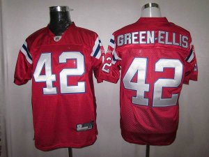 Jerseys Factory Cheap Patriots #42 Green-Ellis Red Stitched NFL