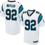 Jerseys Factory Cheap Nike Panthers #92 Vernon Butler White Men'