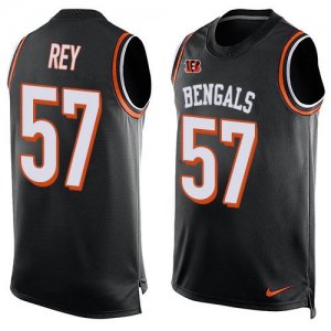 Jerseys Factory Cheap Nike Bengals #57 Vincent Rey Black Team Co