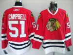 Jerseys Factory Cheap Blackhawks #51 Brian Campbell Embroidered