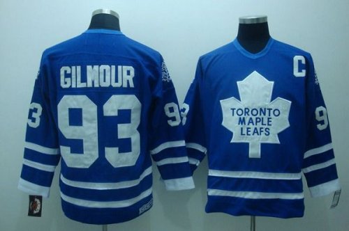 Jerseys Factory Cheap Maple Leafs #93 Doug Gilmour Embroidered B