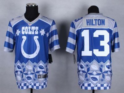 Jerseys Factory Cheap Nike Colts #13 T.Y. Hilton Royal Blue Men'