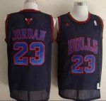 Jerseys Factory Cheap Bulls #23 Michael Jordan Black(Blue No.) S