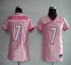 Jerseys Factory Cheap Steelers #7 Ben Roethlisberger Pink Lady E