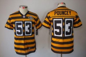 Jerseys Factory Cheap Nike Steelers #53 Maurkice Pouncey Black/Y