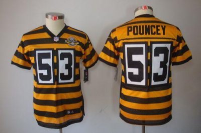 Jerseys Factory Cheap Nike Steelers #53 Maurkice Pouncey Black/Y