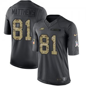 Jerseys Factory Cheap Nike Eagles #81 Jordan Matthews Black Men'