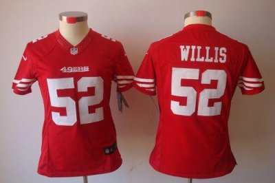 Jerseys Factory Cheap Nike 49ers #52 Patrick Willis Red Team Col
