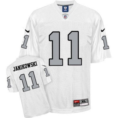 Jerseys Factory Cheap Nike Raiders #11 Sebastian Janikowski Whit