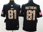 Jerseys Factory Cheap Nike Eagles #81 Jordan Matthews Black Men'