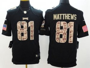 Jerseys Factory Cheap Nike Eagles #81 Jordan Matthews Black Men'
