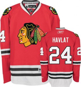 Jerseys Factory Cheap Blackhawks #24 Martin Havlat Embroidered R
