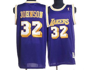 Jerseys Factory Cheap Mitchell and Ness Lakers #32 Magic Johnson