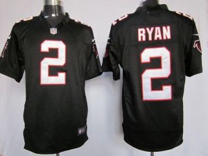 Jerseys Factory Cheap Nike Falcons #2 Matt Ryan Black Alternate