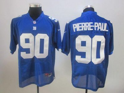 Jerseys Factory Cheap Nike Giants #90 Jason Pierre-Paul Blue Sti