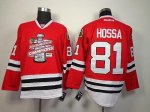 Jerseys Factory Cheap Blackhawks #81 Marian Hossa Red 2013 Stanl